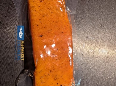 warm gerookte zalmmoot 200 gram