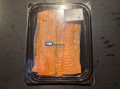 500 gram langgesneden Noorse zalmfilet